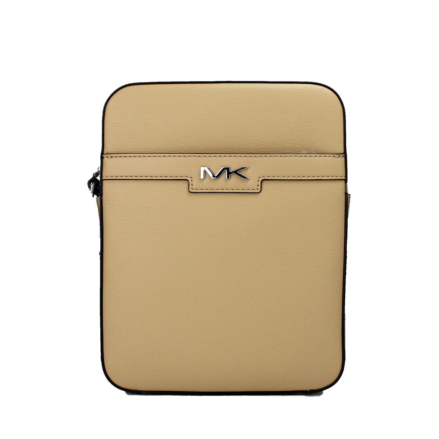 Michael Kors Cooper Medium Camel Crossgrain Leather Flight Crossbody Bag - Camel - - Michael Kors