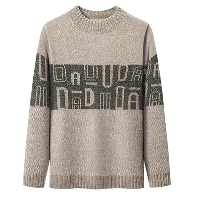 Ferret Men's Tops Youth Thicken Men's Knitwear - Carvan Mart