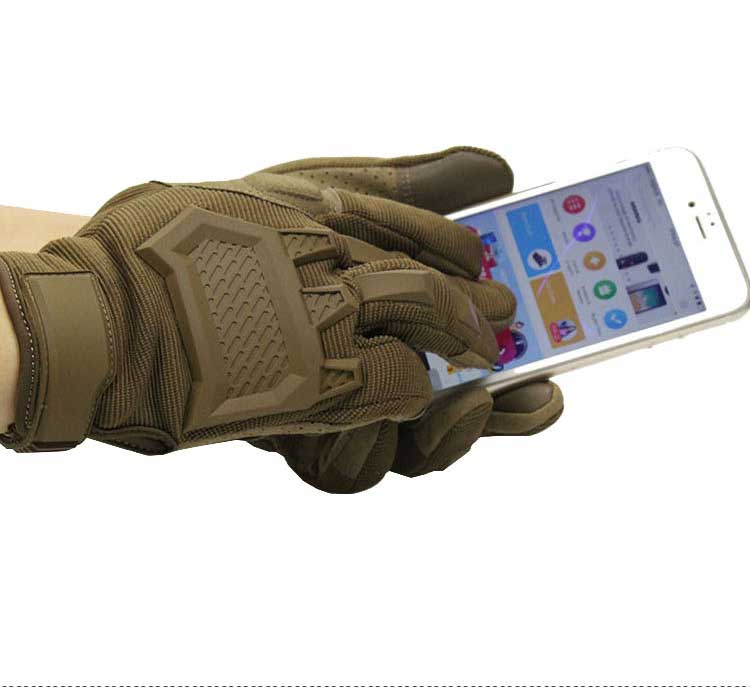 Touch Screen Tactical Gloves Men Army Sports Military Special Forces Full Finger Gloves Antiskid Motocycle Bicycle Gym Gloves - - Men's Gloves - Carvan Mart