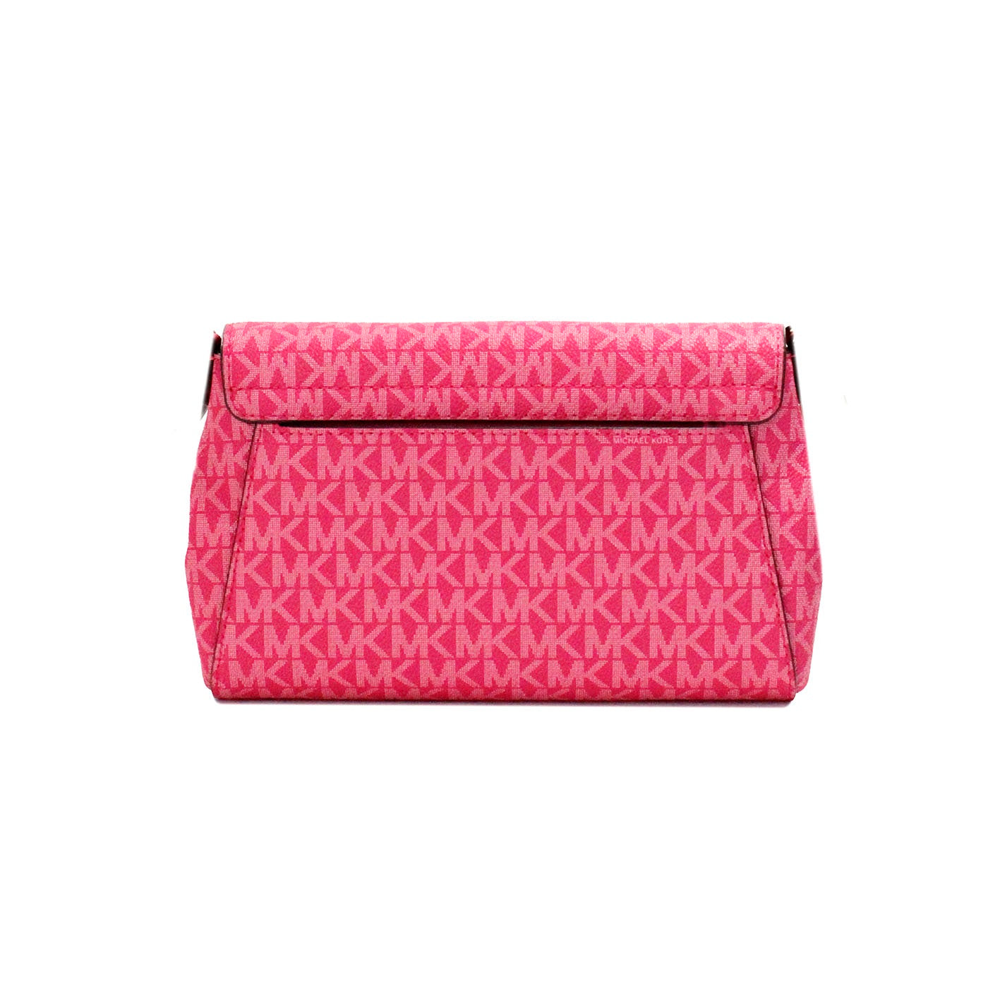 Michael Kors Jet Set Medium Electric Pink Convertible Pouchette Crossbody Bag - - - Michael Kors