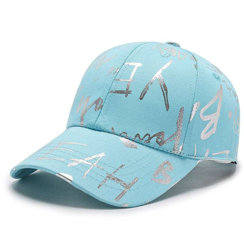 All-match Couple Net Cap Casual Shade Baseball Cap - Sky Blue adjustable - Men's Hats & Caps - Carvan Mart