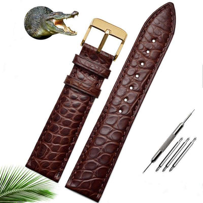 Alligator Belt Men's And Women's Watchbands Suitable For Merdo  Accessories - Carvan Mart