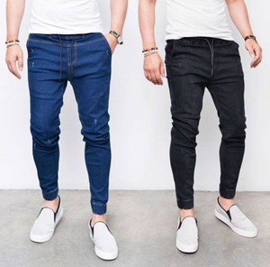 Men's Slim Fit Jogger Jeans - Stretch Denim Pants for Casual Wear - - Men's Jeans - Carvan Mart