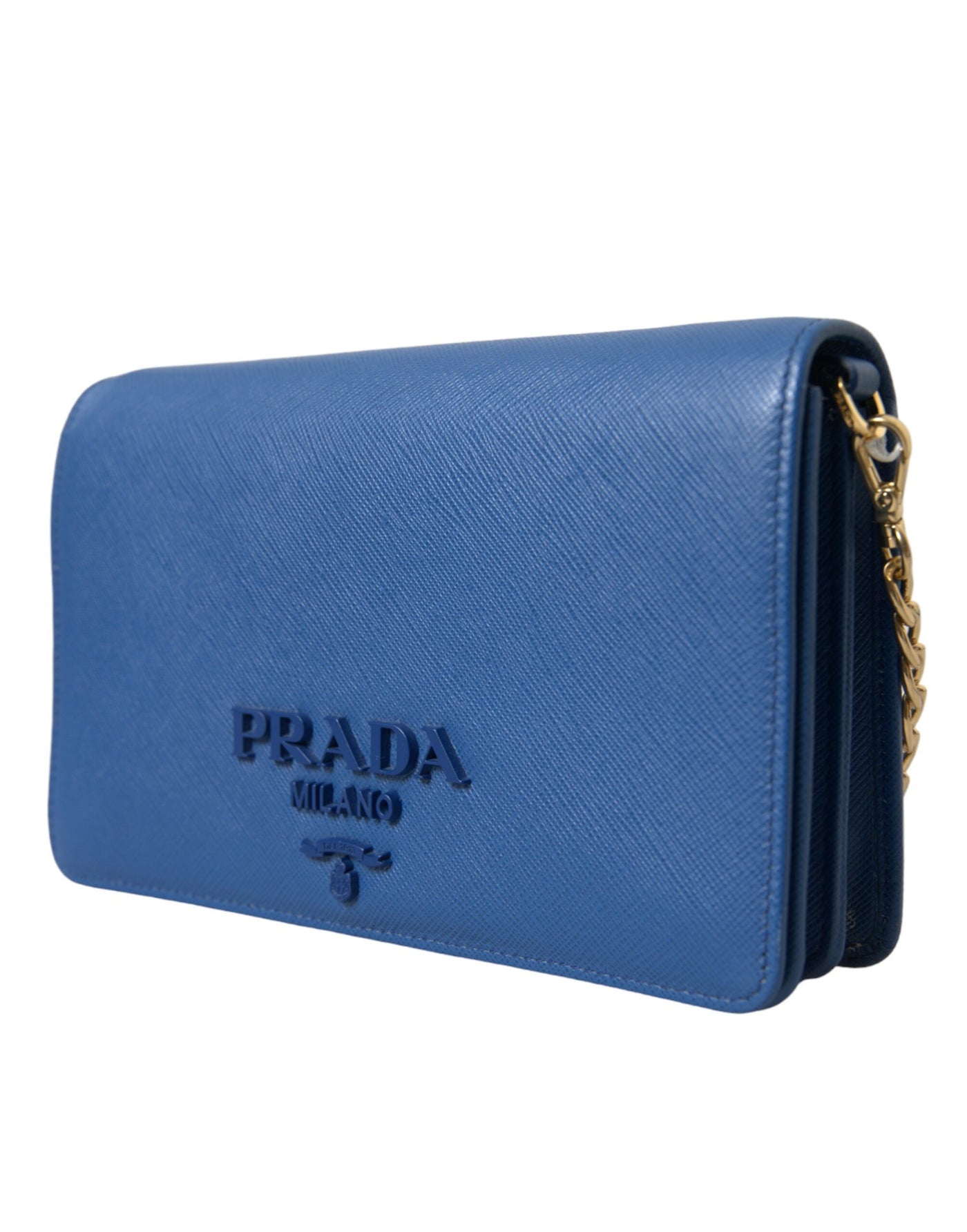 Prada Elegant Monogram Leather Sling Purse - - - Prada