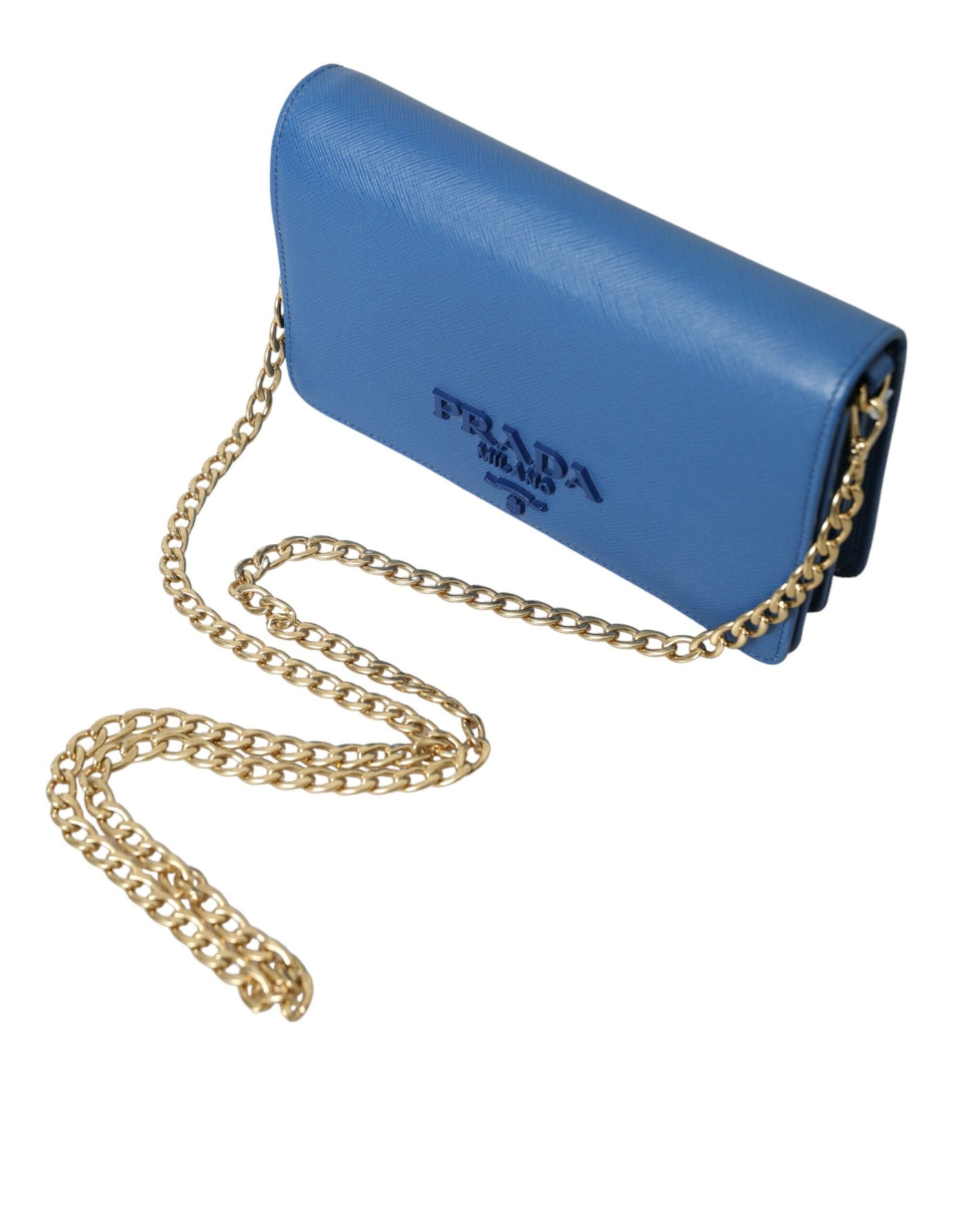 Prada Elegant Monogram Leather Sling Purse - - - Prada