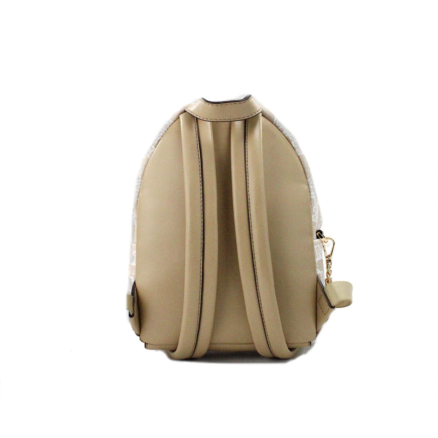 Michael Kors Maisie Mini Camel Signature Canvas 2-n-1 Card Case Backpack Bag - - - Michael Kors