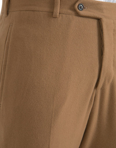 Prada Beige Cashmere Men Straight Fit Dress Pants - - - Prada