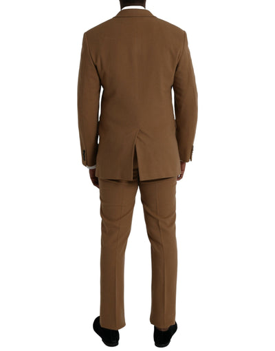 Prada Brown Cashmere 2 Piece Single Breasted Suit - - - Prada