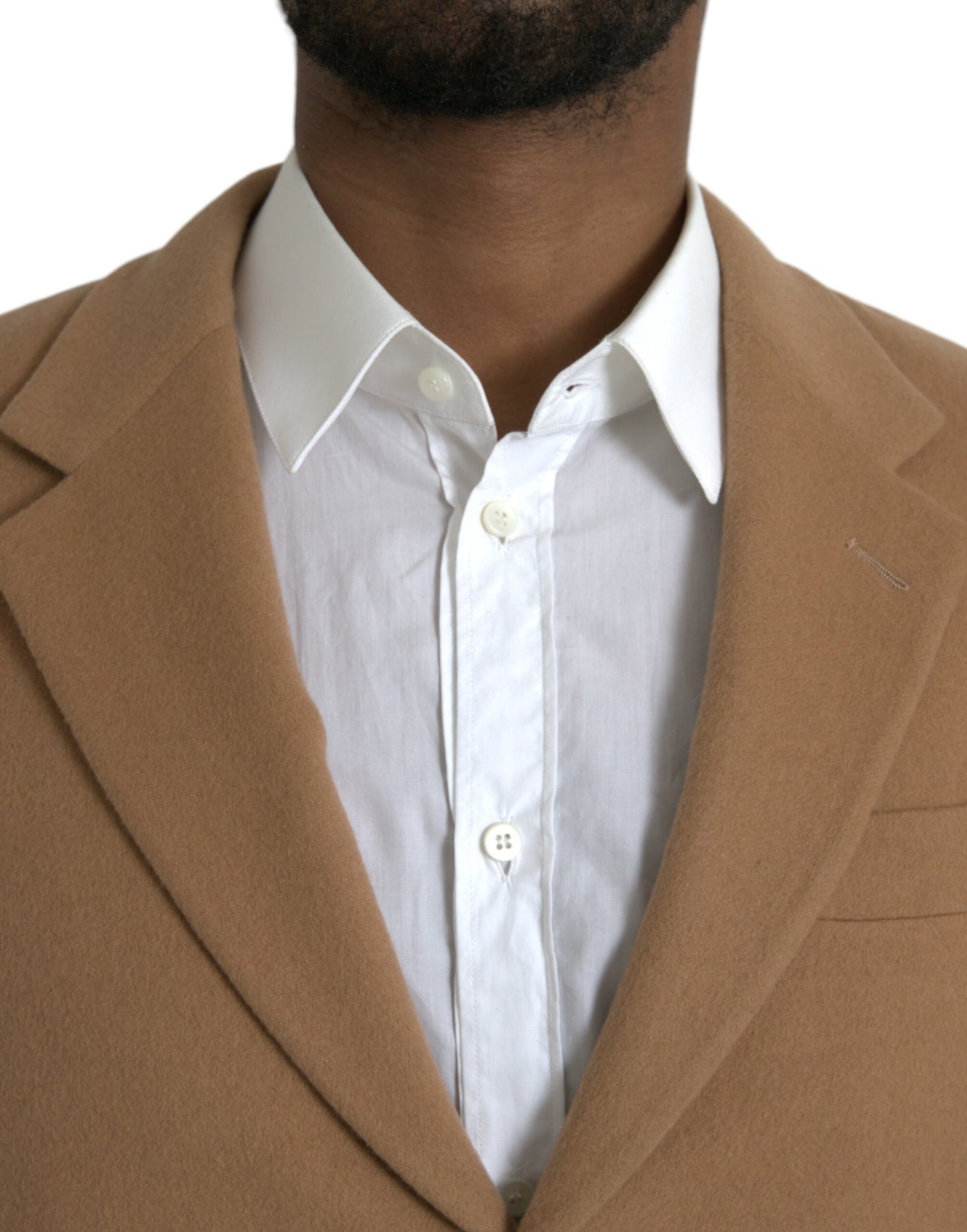 Prada Brown Cashmere 2 Piece Single Breasted Suit - - - Prada