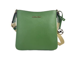 Michael Kors Jet Set Small Messenger Crossbody Bag Green - - - Michael Kors