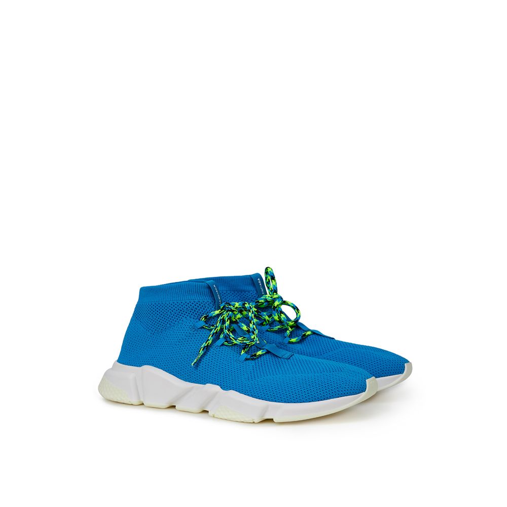 Balenciaga Exquisite Blue Cotton Sneakers for Men - - - Balenciaga