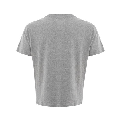 Versace Elegant Gray Cotton T-Shirt - - - Versace