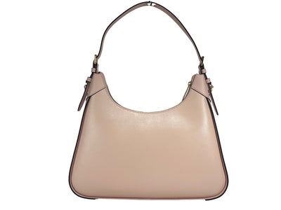 Michael Kors Wilma Large Smooth Leather Chain Shoulder Bag Purse Powder Blush - - - Michael Kors