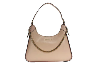 Michael Kors Wilma Large Smooth Leather Chain Shoulder Bag Purse Powder Blush - - - Michael Kors