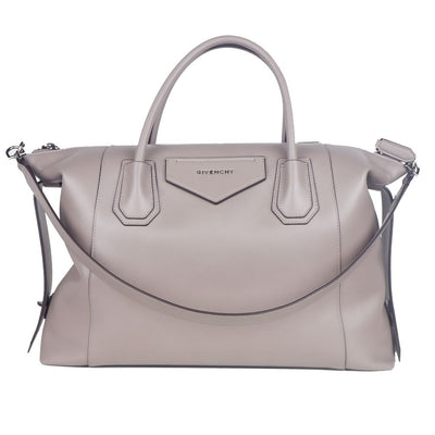 Givenchy Gray Leather Crossbody Bag - - - Givenchy