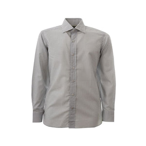 Tom Ford Elegant Cotton Gray Shirt for Men - IT39 | M - - Tom Ford