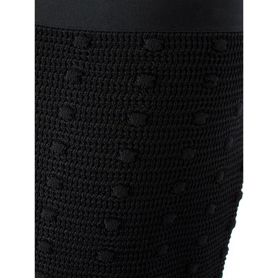 Bottega Veneta Elegant Black Cotton Skirt - - - Bottega Veneta