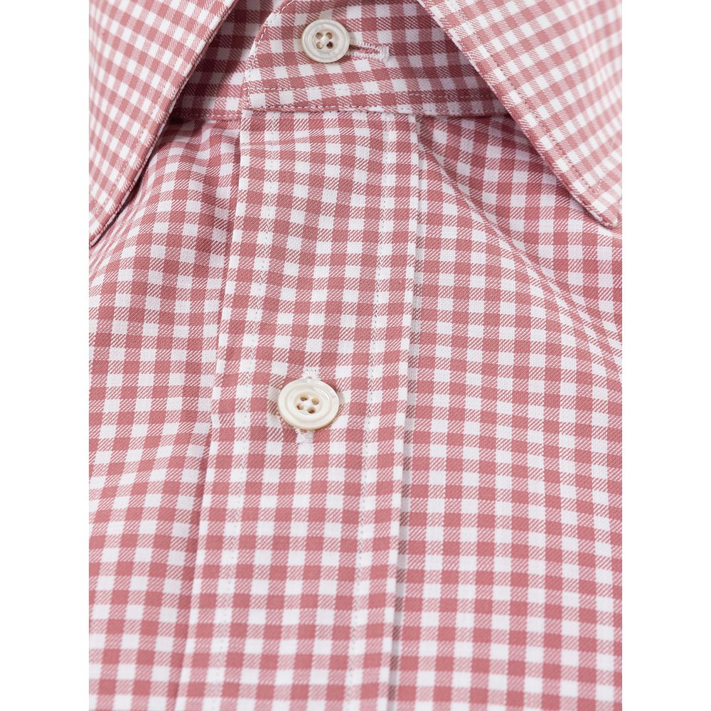 Tom Ford Elegant Cotton Pink Men's Shirt - - - Tom Ford