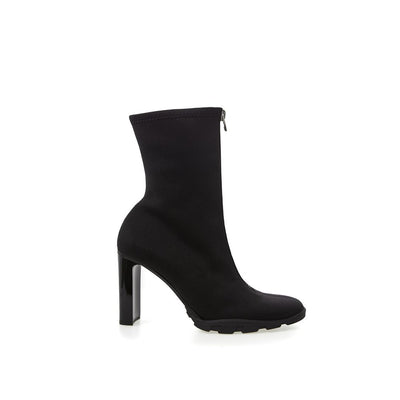 Alexander McQueen Sleek Neoprene Leather Boots - EU41 US11 - - Alexander McQueen