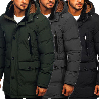 Men's Cotton-padded Casual Down Padded Jacket - - Men's Jackets & Coats - Carvan Mart