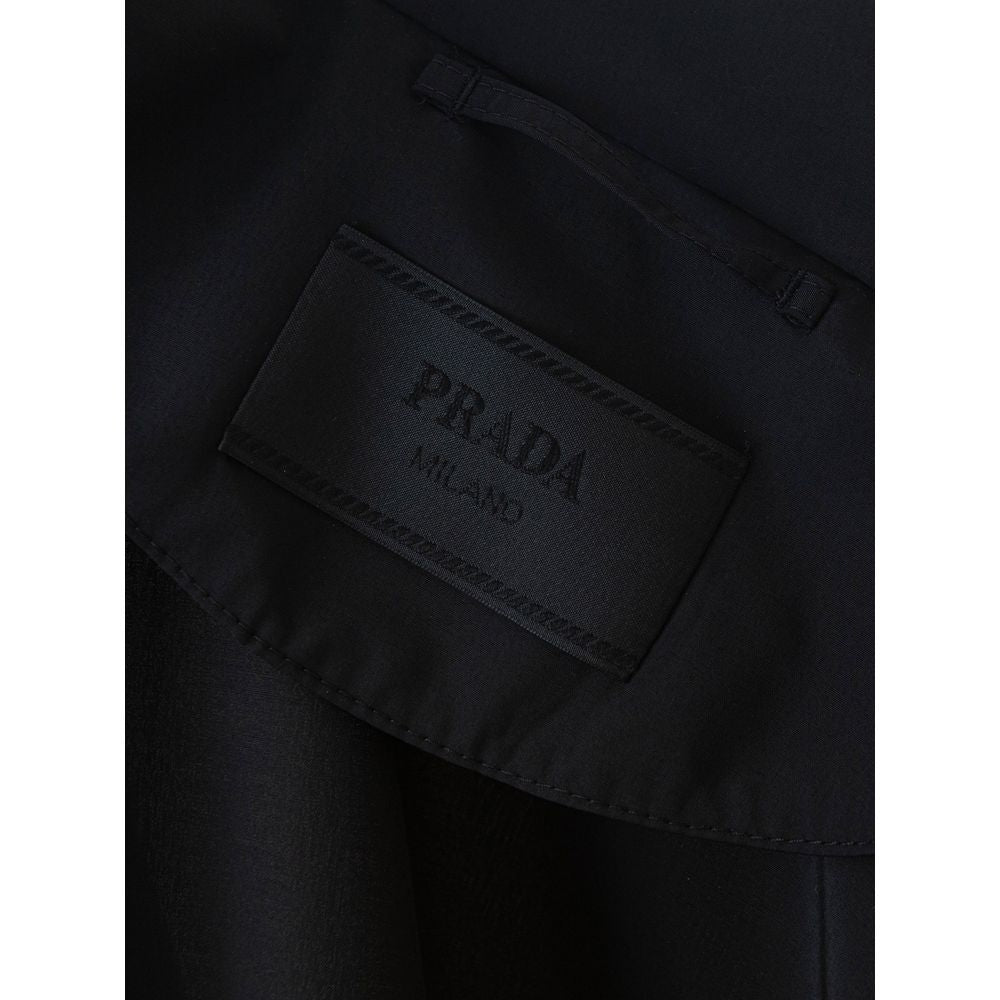 Prada Black Wool Jacket - - Women's Coats & Jackets - Prada