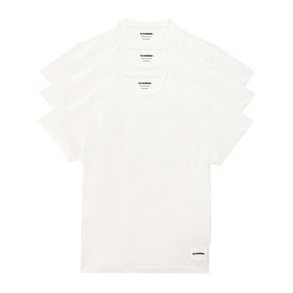 Jil Sander White Cotton Organic T-Shirt - - Shirts and tops - Jil Sander