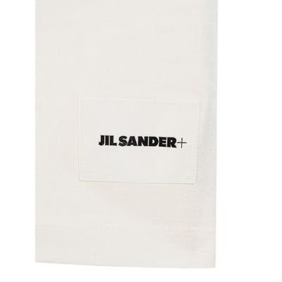 Jil Sander White Cotton Organic T-Shirt - - Shirts and tops - Jil Sander