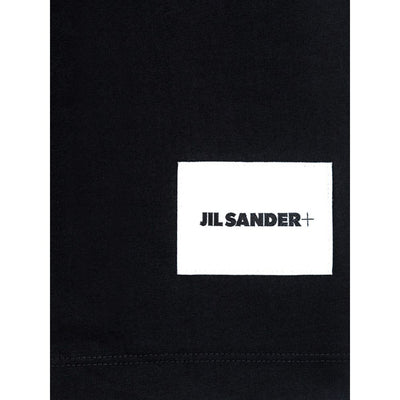 Jil Sander Black Cotton Organic T-Shirt - - Blouses & Shirts - Jil Sander