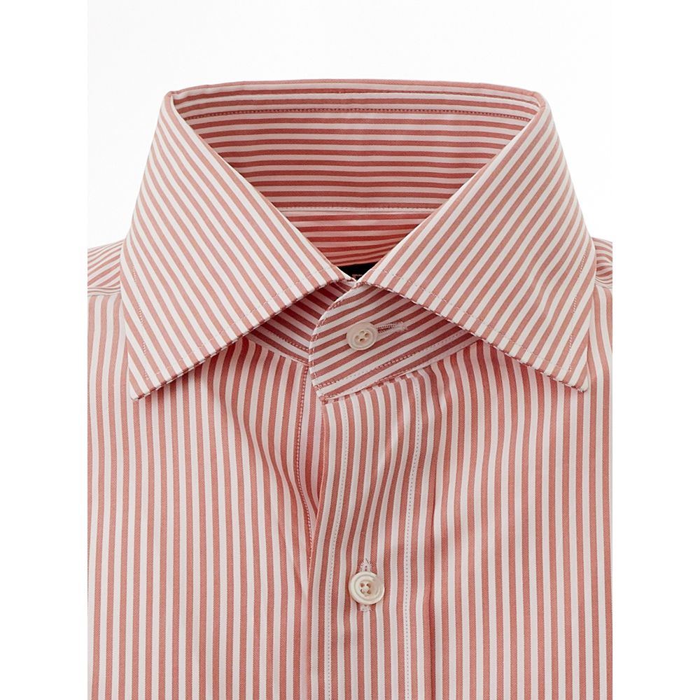 Tom Ford Elegant Pink Cotton Shirt for Men - - - Tom Ford