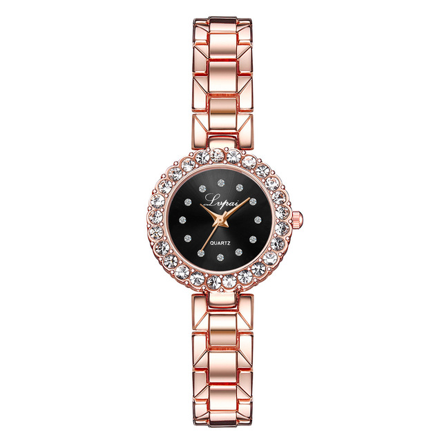 Watches-Set Bangle Clock Bracelet Wrist-Watch Quartz Women Fashion Ladies Brand Luxury - Carvan Mart