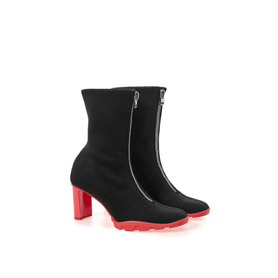 Alexander McQueen Black Neoprene Boot - - - Alexander McQueen