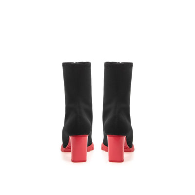 Alexander McQueen Black Neoprene Boot - - - Alexander McQueen