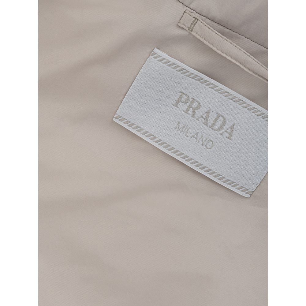 Prada Gray Polyester Jacket - - - Prada