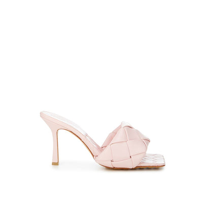 Bottega Veneta Pink Leather Sandal - - Women's Sandals - Bottega Veneta