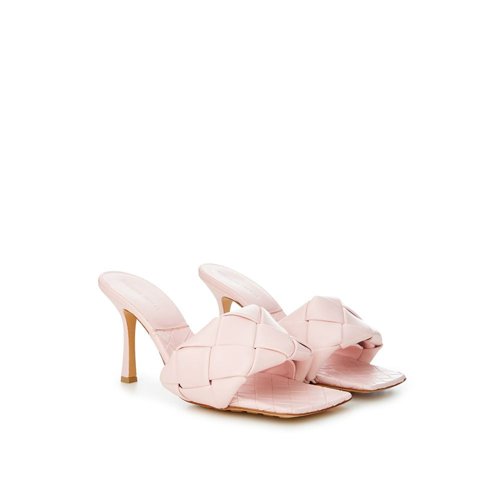 Bottega Veneta Pink Leather Sandal - - Women's Sandals - Bottega Veneta