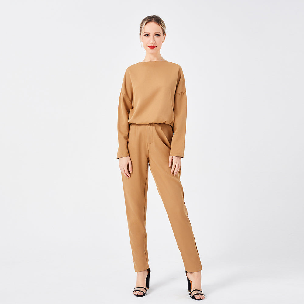 Stylish Sweater Two Piece Long Pants Set for Women - Comfortable Outfit - - Sweaters - Carvan Mart