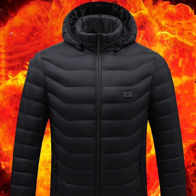 Smart Heating Cotton-padded Clothes USB - - Men's Jackets & Coats - Carvan Mart
