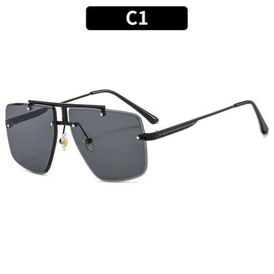 Sunglasses Square Frame Retro Men - Carvan Mart
