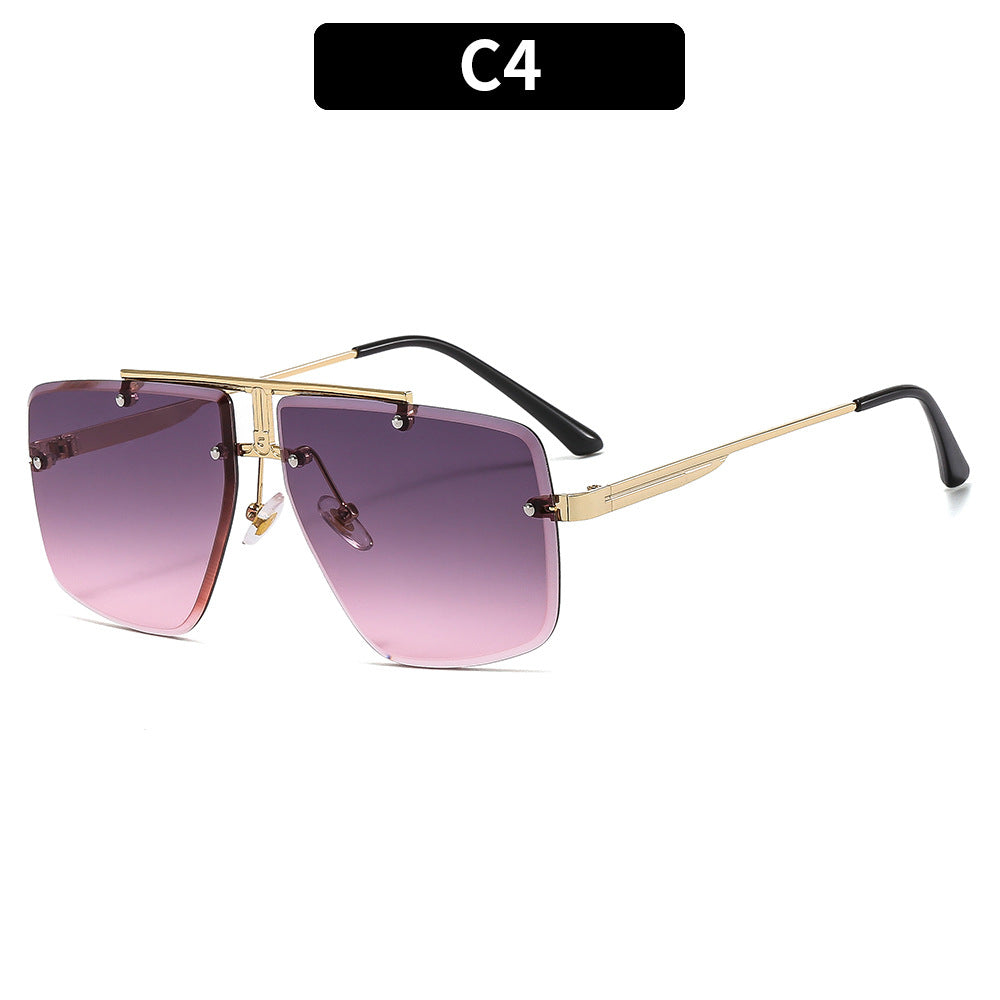 Sunglasses Square Frame Retro Men - Carvan Mart