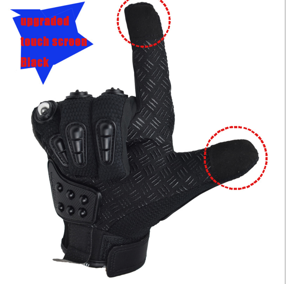 Hot Style Off-Road Motorcycle Riding Gloves Alloy Protective - Touch screen - Men's Gloves - Carvan Mart