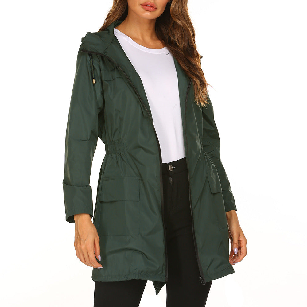 Women's Sports Wear Hooded Jacket - - Women's Coats & Jackets - Carvan Mart