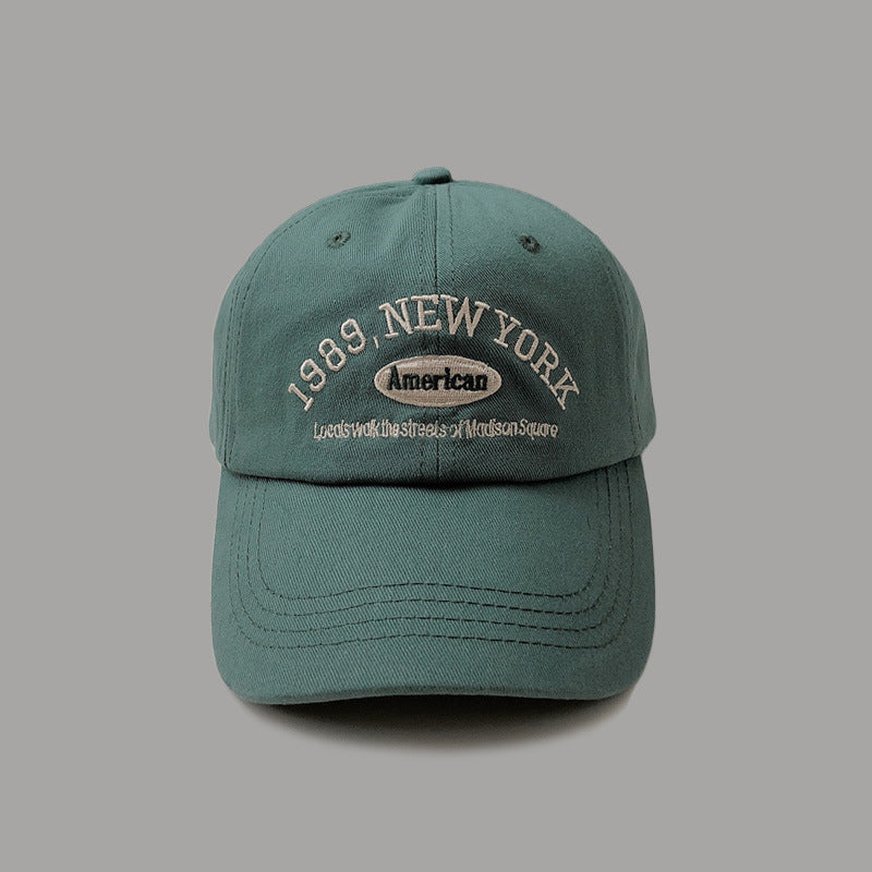 Versatile Embroidered Vintage Baseball Hat - Dark Green M - Men's Hats & Caps - Carvan Mart