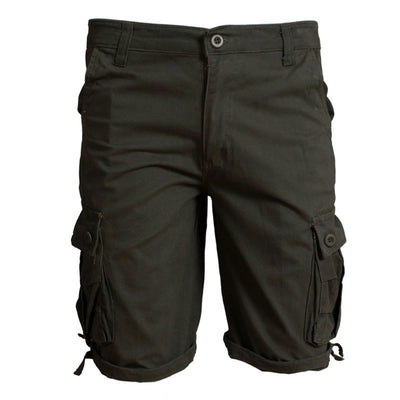 Mens Multi-Pocket Cargo Shorts Summer Thin Loose Five-point Pants - Carvan Mart