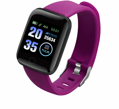 Blood Pressure Monitoring Sports Bracelet - Purple - Women's Watches - Carvan Mart