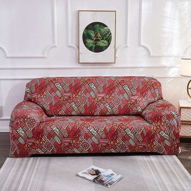 Bohemian style stretch all-inclusive sofa cover - Carvan Mart