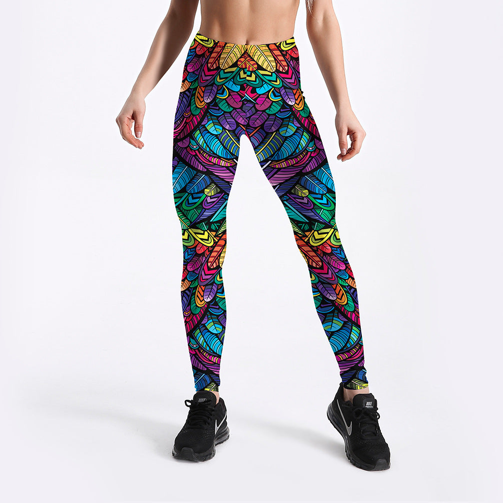 Color print leggings - Carvan Mart Ltd
