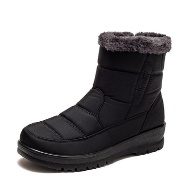 Women's Warm Snow Boots Winter Shoes Waterproof Ankle Boots - Carvan Mart