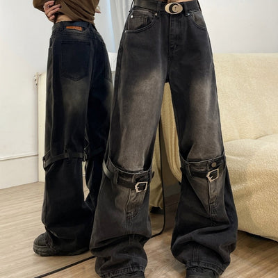 Retro Jeans Women's Loose Straight Pant - Carvan Mart