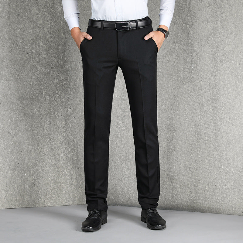 Classic Men's Dress Pants - Tailored Formal Trousers for Work - - Men's Pants - Carvan Mart