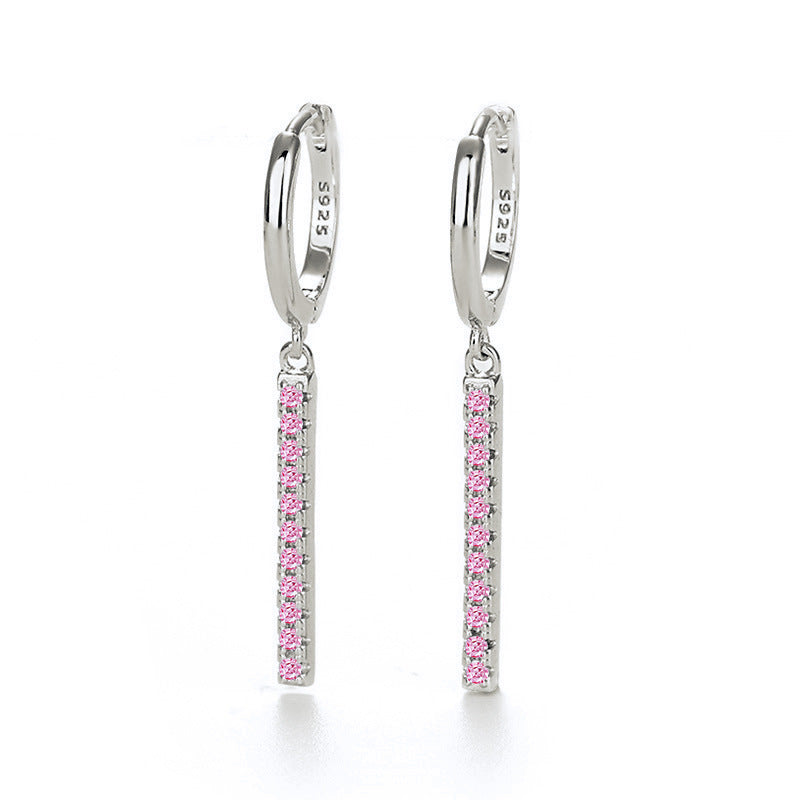 Sterling Silver Needle Tassel Fashion Earrings - Carvan Mart